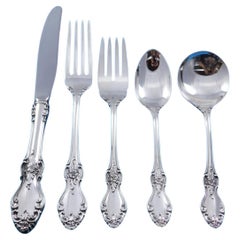 Old Virginia di Reed & Barton Servizio di posate in argento sterling 12 Set 67 pezzi