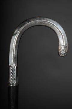 Old Walking Stick / Strolling Stick, Silver Mount, Silver V-177