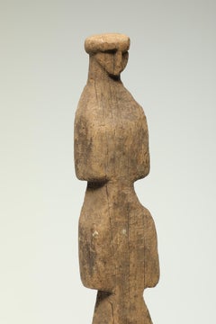 Old Weathered Hardwood Kuna Indian Abstract Figure, Panama, Ina Sua Wood
