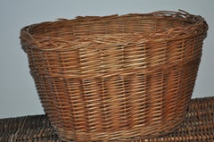 Old Wicker Farm Basket