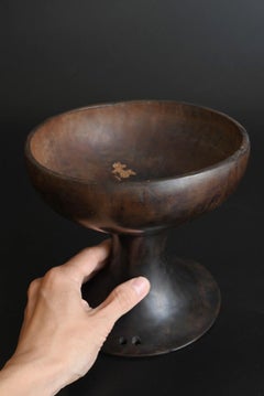 Old wooden bowl with legs from Southeast Asia/20th century/Object