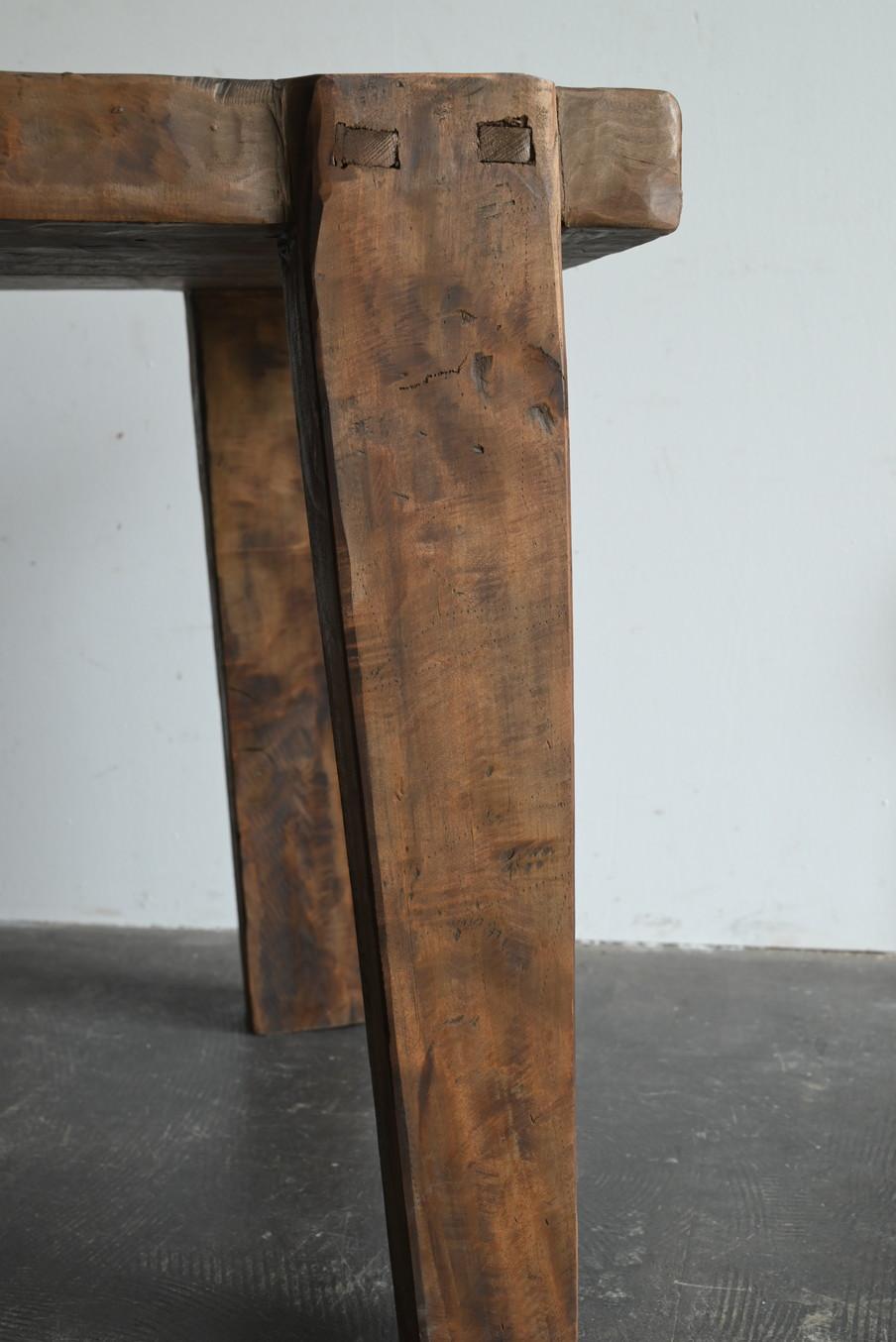 Alter Holzstuhl aus Southeast Asia/ Stuhl mit Rückenlehne 11