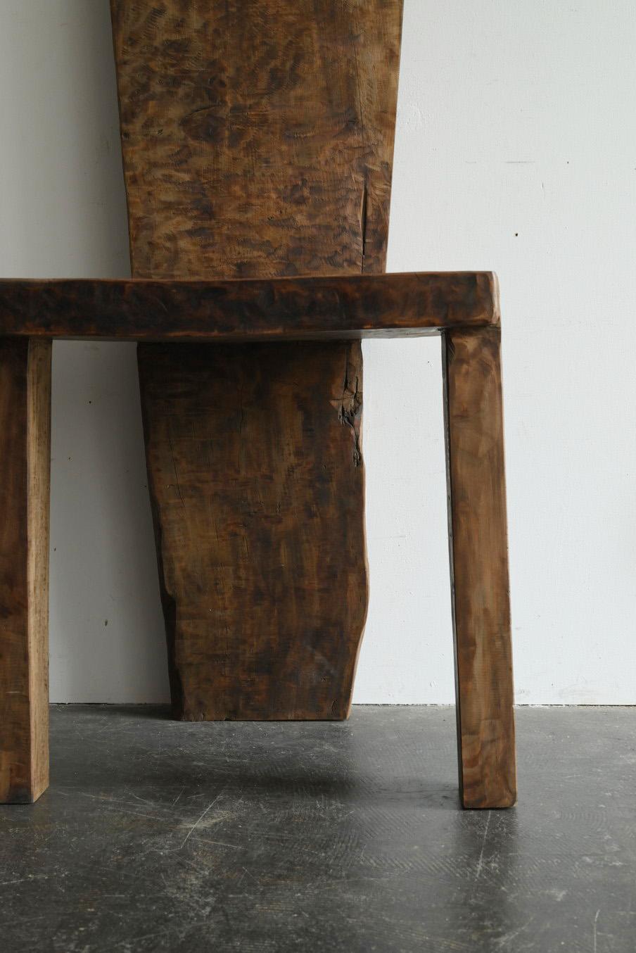 Alter Holzstuhl aus Southeast Asia/ Stuhl mit Rückenlehne im Zustand „Gut“ in Sammu-shi, Chiba