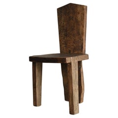Alter Holzstuhl aus Southeast Asia/ Stuhl mit Rückenlehne
