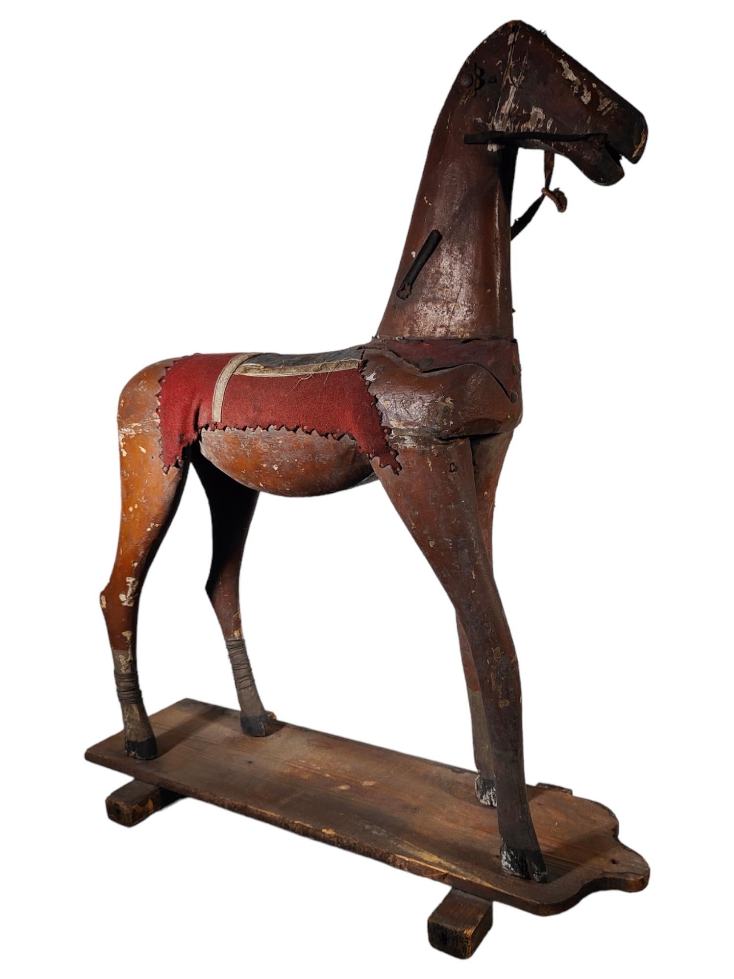Old Wooden Horse, 19th Century 9