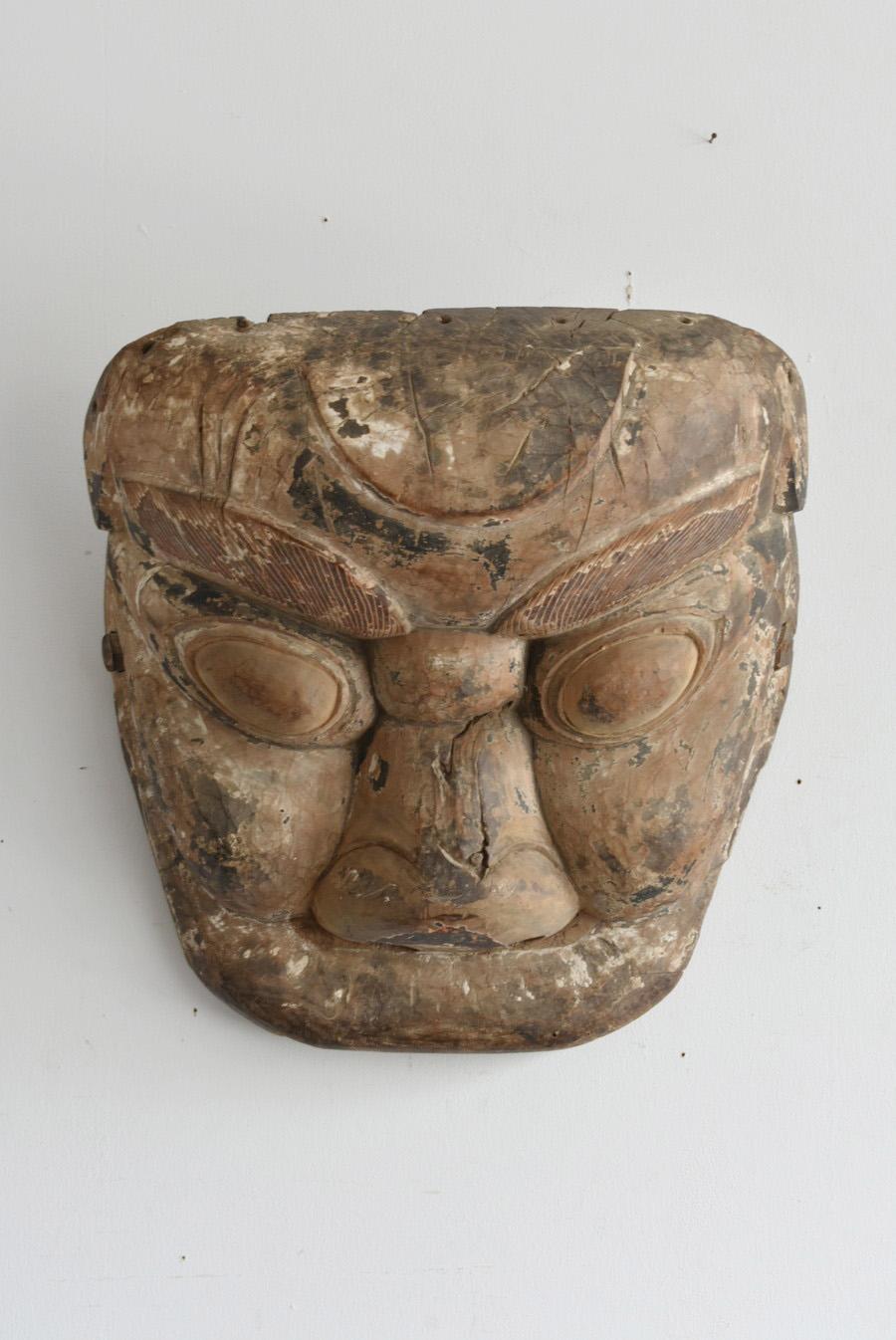 Old wooden mask from southern China/lion mask/ritual item//Festival Mask For Sale 9
