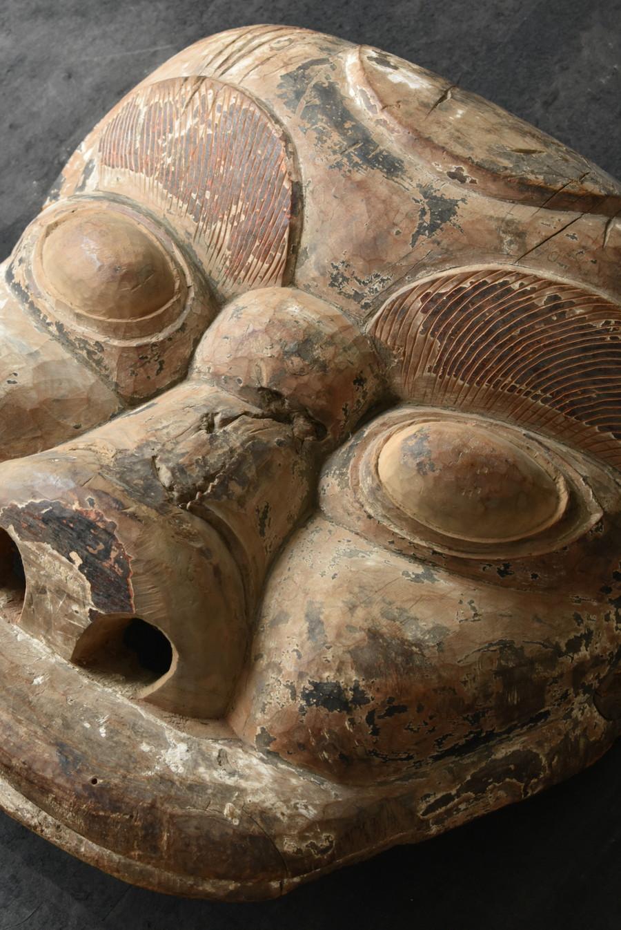 Woodwork Old wooden mask from southern China/lion mask/ritual item//Festival Mask For Sale