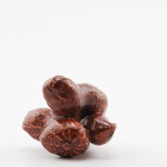 Old Wooden Netsuke 19/20th C Japanese Japan PEANUTS Meiji Period