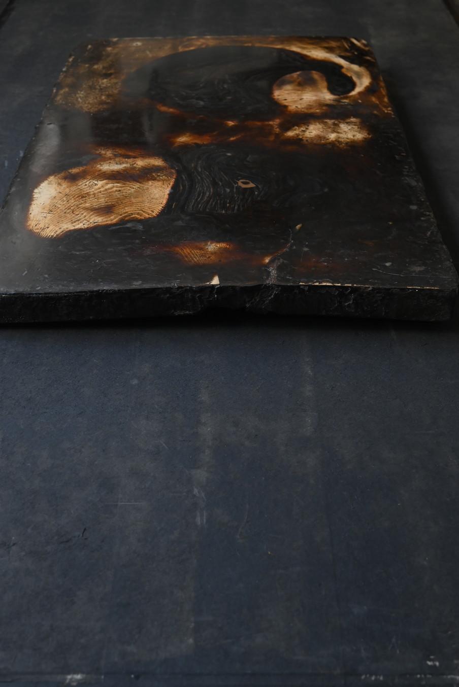 Old work board of a Japanese lacquerware craftsman/20th century/wall art 7