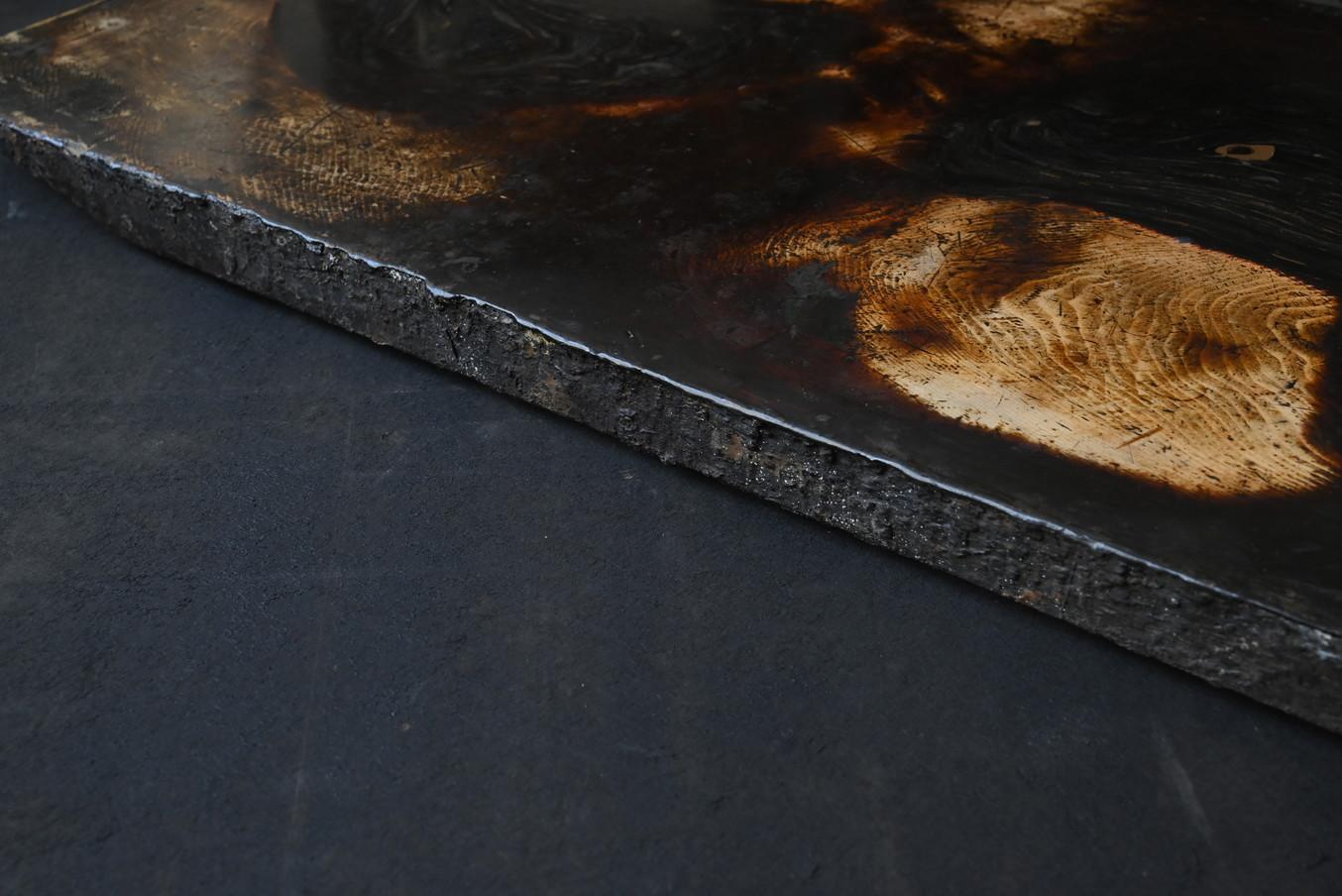 Old work board of a Japanese lacquerware craftsman/20th century/wall art 8
