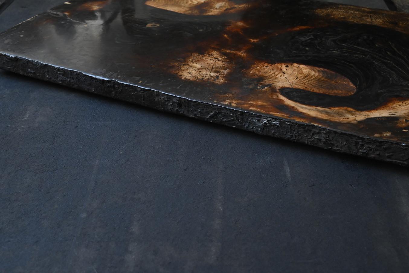Old work board of a Japanese lacquerware craftsman/20th century/wall art 10
