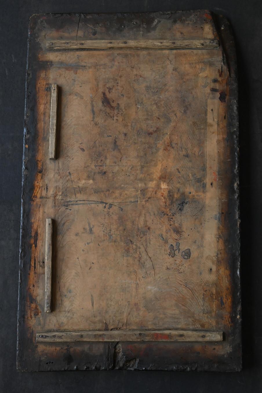 Old work board of a Japanese lacquerware craftsman/20th century/wall art 11