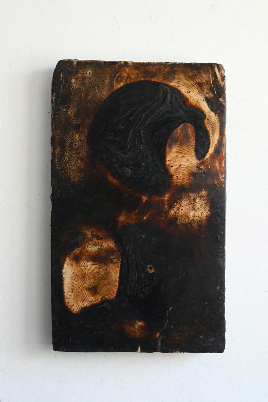 20th Century Old work board of a Japanese lacquerware craftsman/20th century/wall art