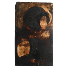 Old work board of a Japanese lacquerware craftsman/20th century/wall art