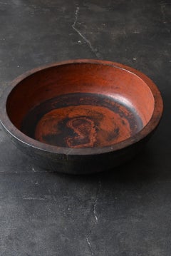 Old Work-Schale aus altem Werk, verwendet von Japanese Lacquer Ware Craftsmen / 1912-1960/Urushi