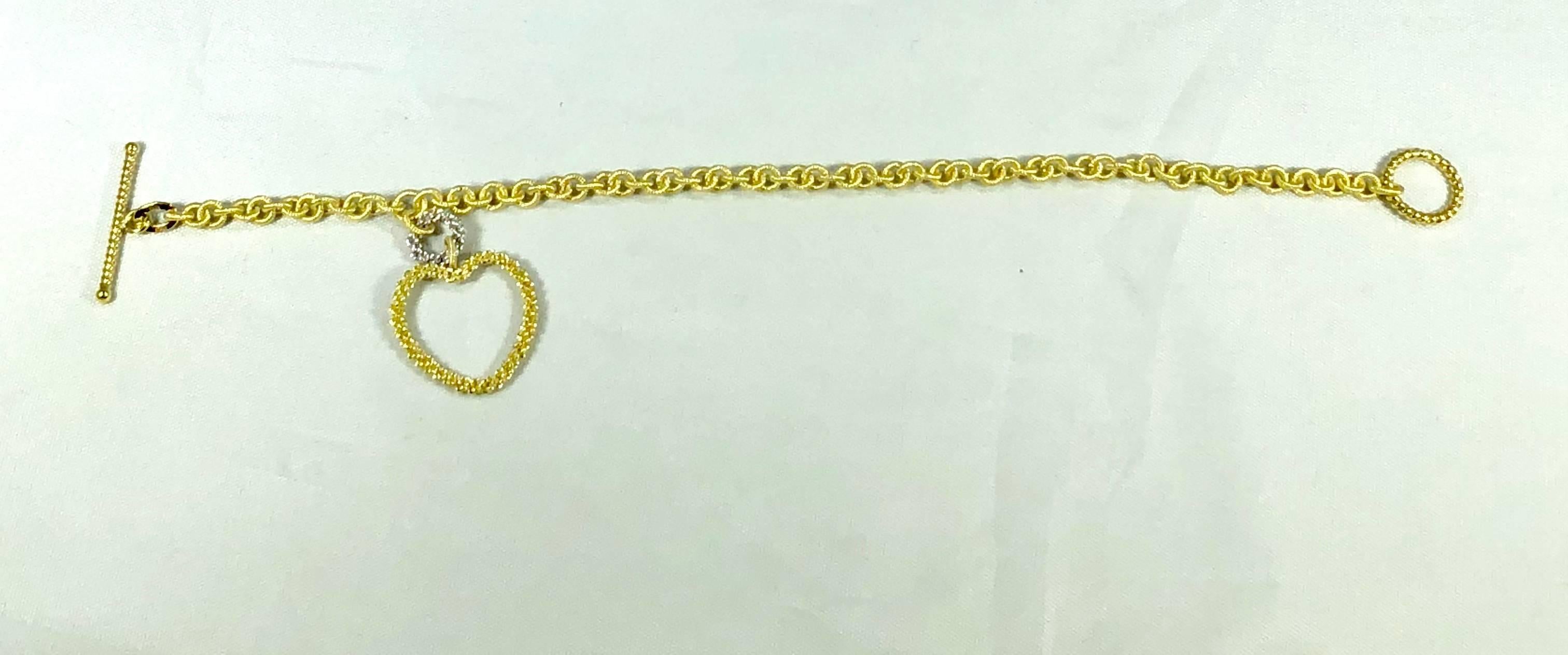 two tone white and yellow gold chain