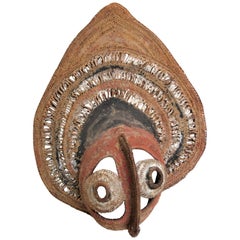 Masque d'igname tissé Abelam Papouasie-Nouvelle-Guinée