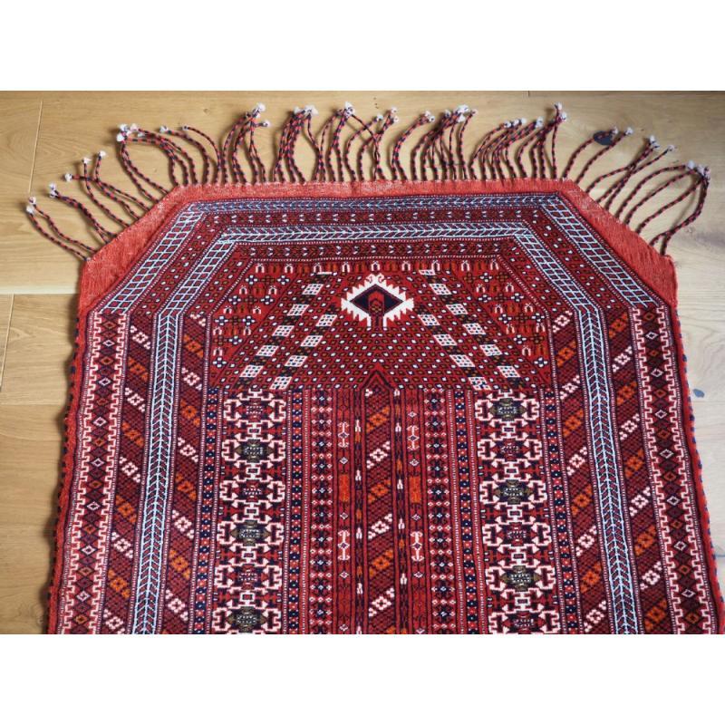 Turkmeno Vecchio Yomut Turkmen Salatch, copertura per culla per bambini, circa 1930 in vendita