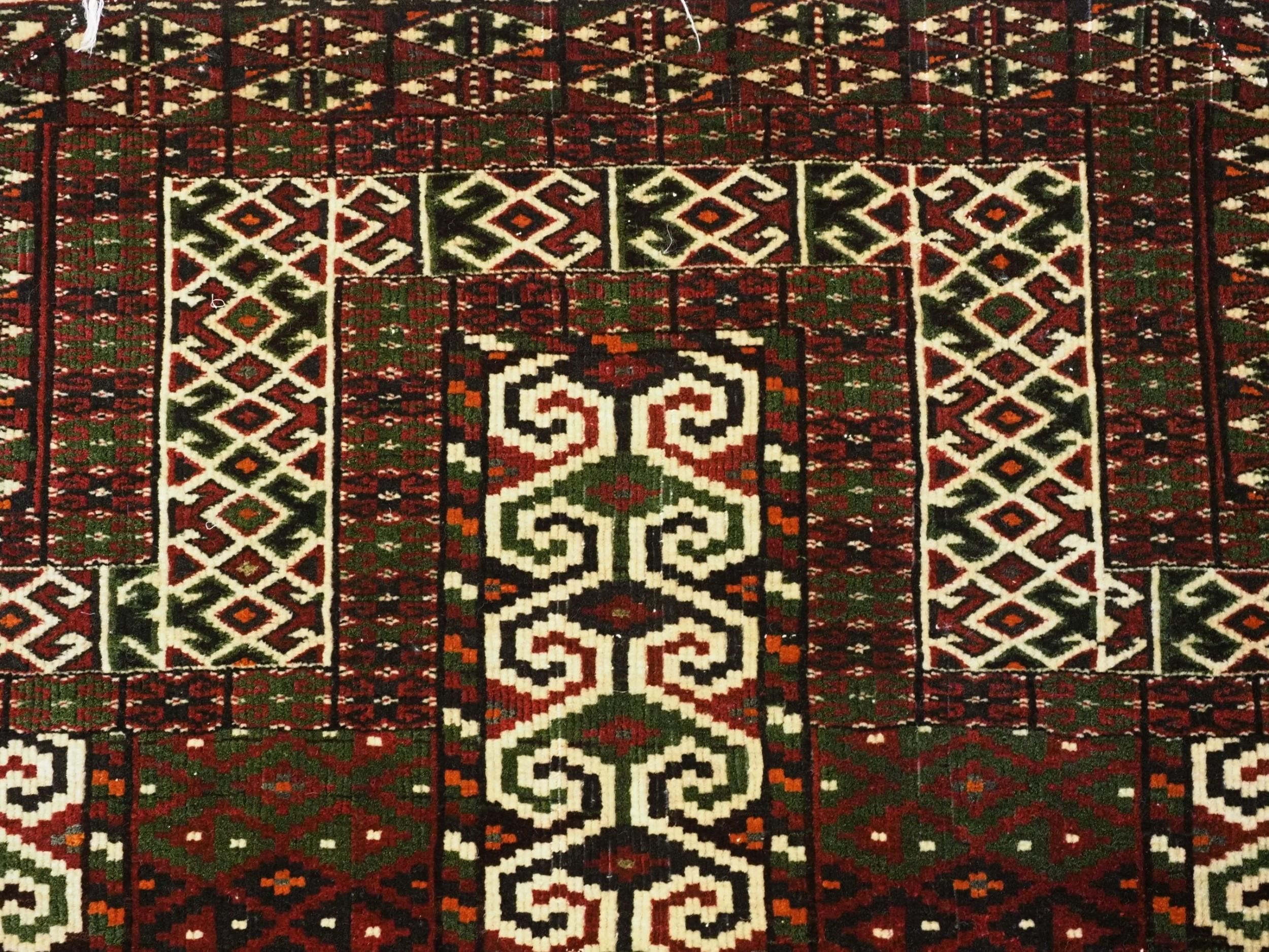 Turkmeno Antico Yomut Turkmen Salatch, Tappeto per culla per bambini, Circa 1920 in vendita