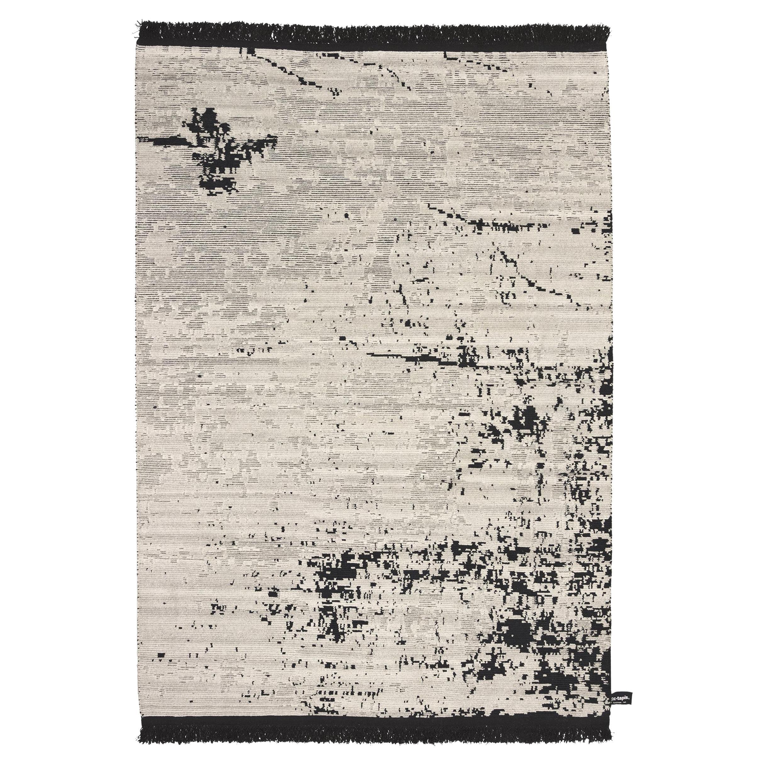 Oldie Black Spot Rug by cc-tapis - IN STOCK For Sale