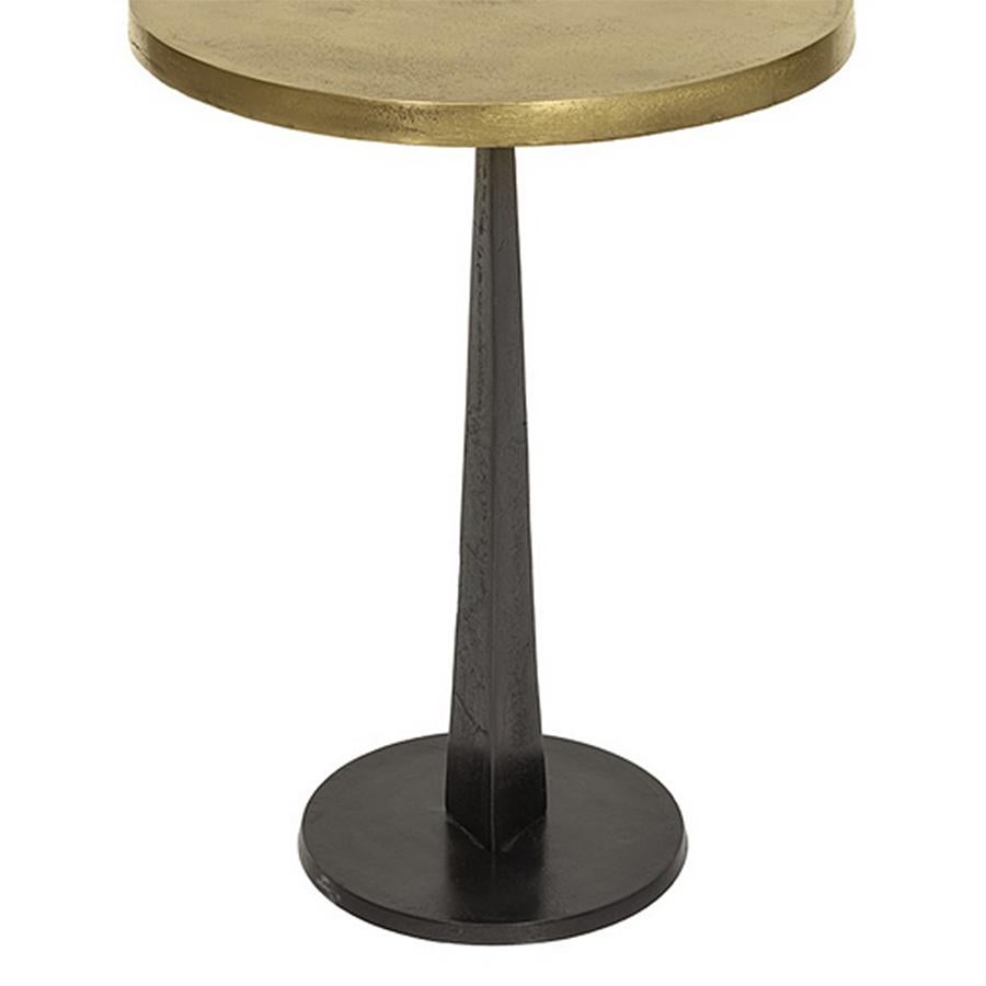 round brass table