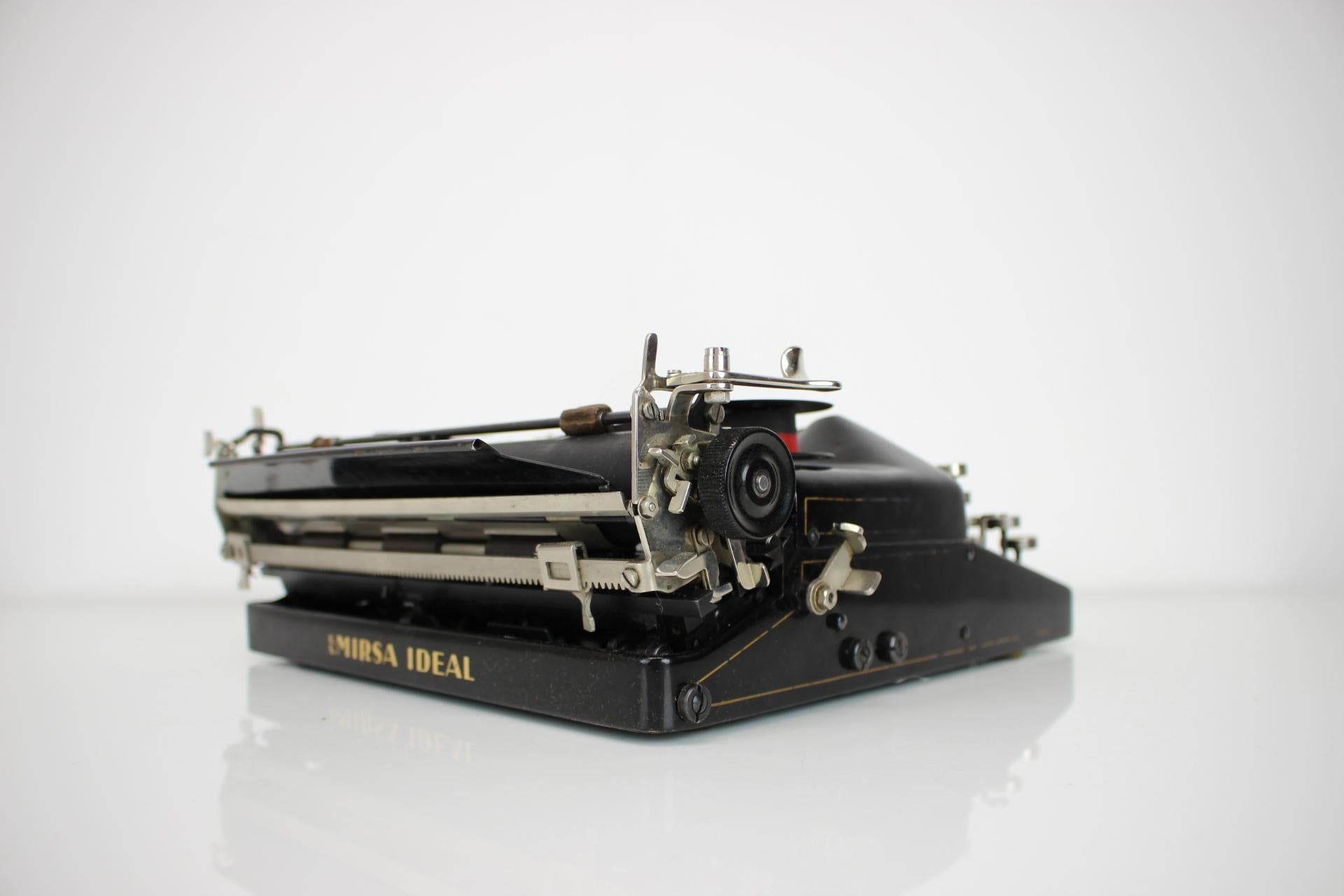 Oldschool-Schreibmaschine von Mirsa Ideal, Deutschland, 1934 im Angebot 4