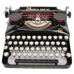 Macchina da scrivere oldschool di Mirsa Ideal, Germania, 1934