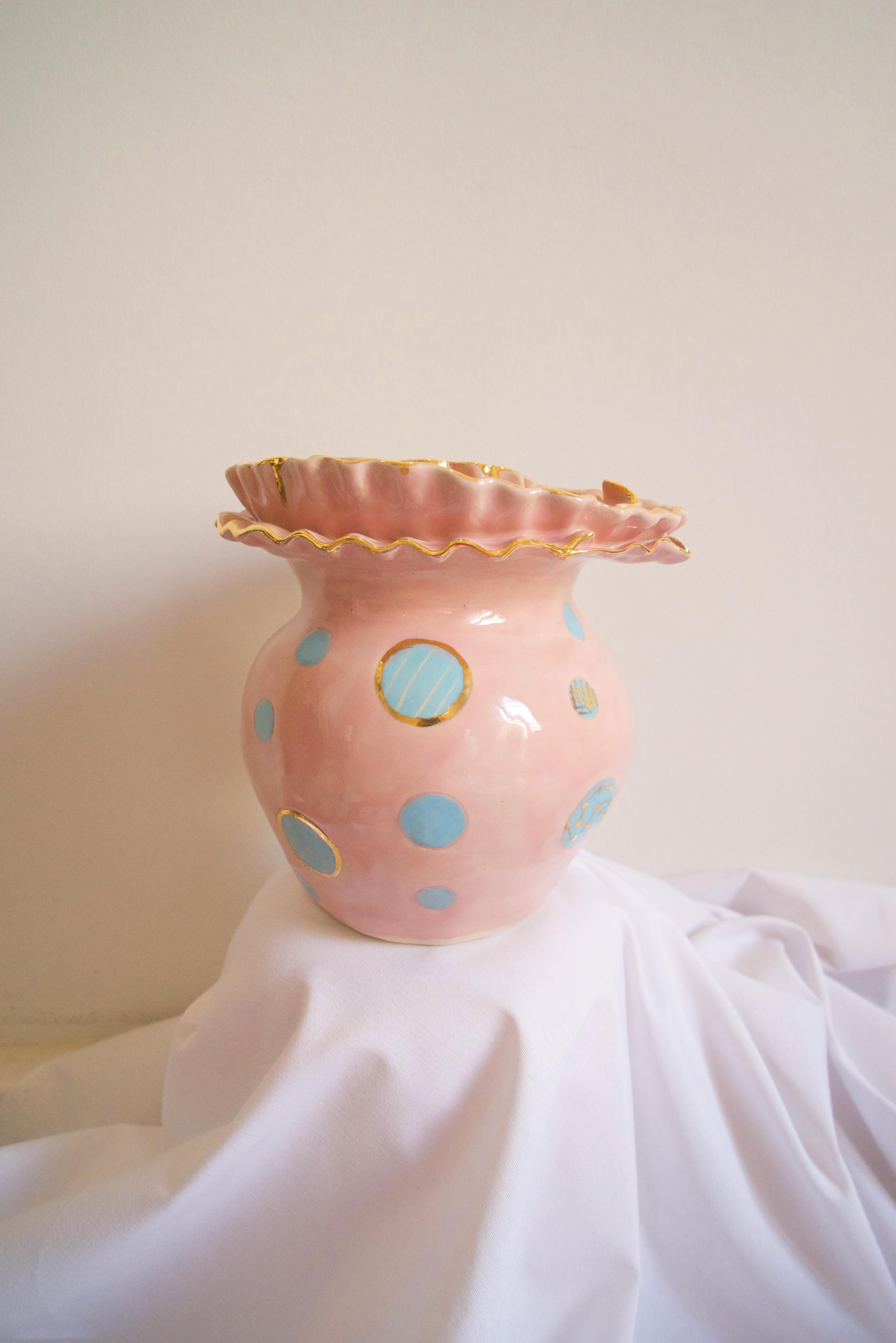 Contemporary Olé 1 Vase by Hania Jneid For Sale