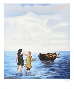 Ole Ahlberg - The Getaway - original lithograph