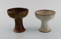 Ole Bjørn Krüger, Danish Sculptor and Ceramicist, Two Unique Vases
