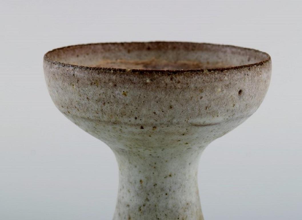 Stoneware Ole Bjørn Krüger, Danish Sculptor and Ceramicist, Two Unique Vases