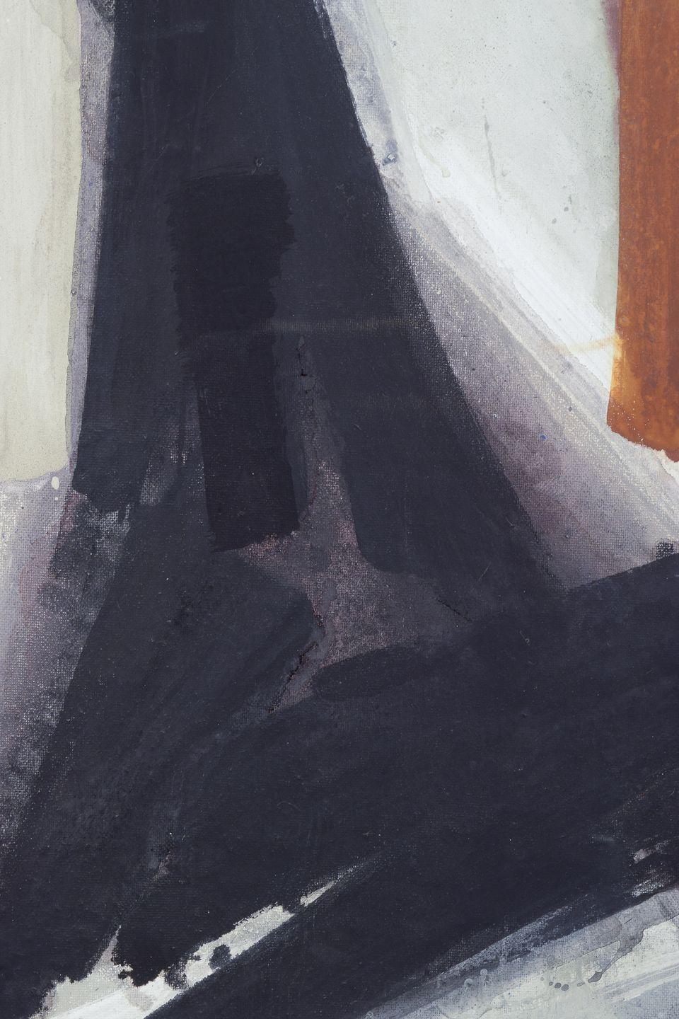 Danese Ole Bjørn Krüger, un artista danese quotato in borsa. Olio su tavola. Composizione astratta. in vendita
