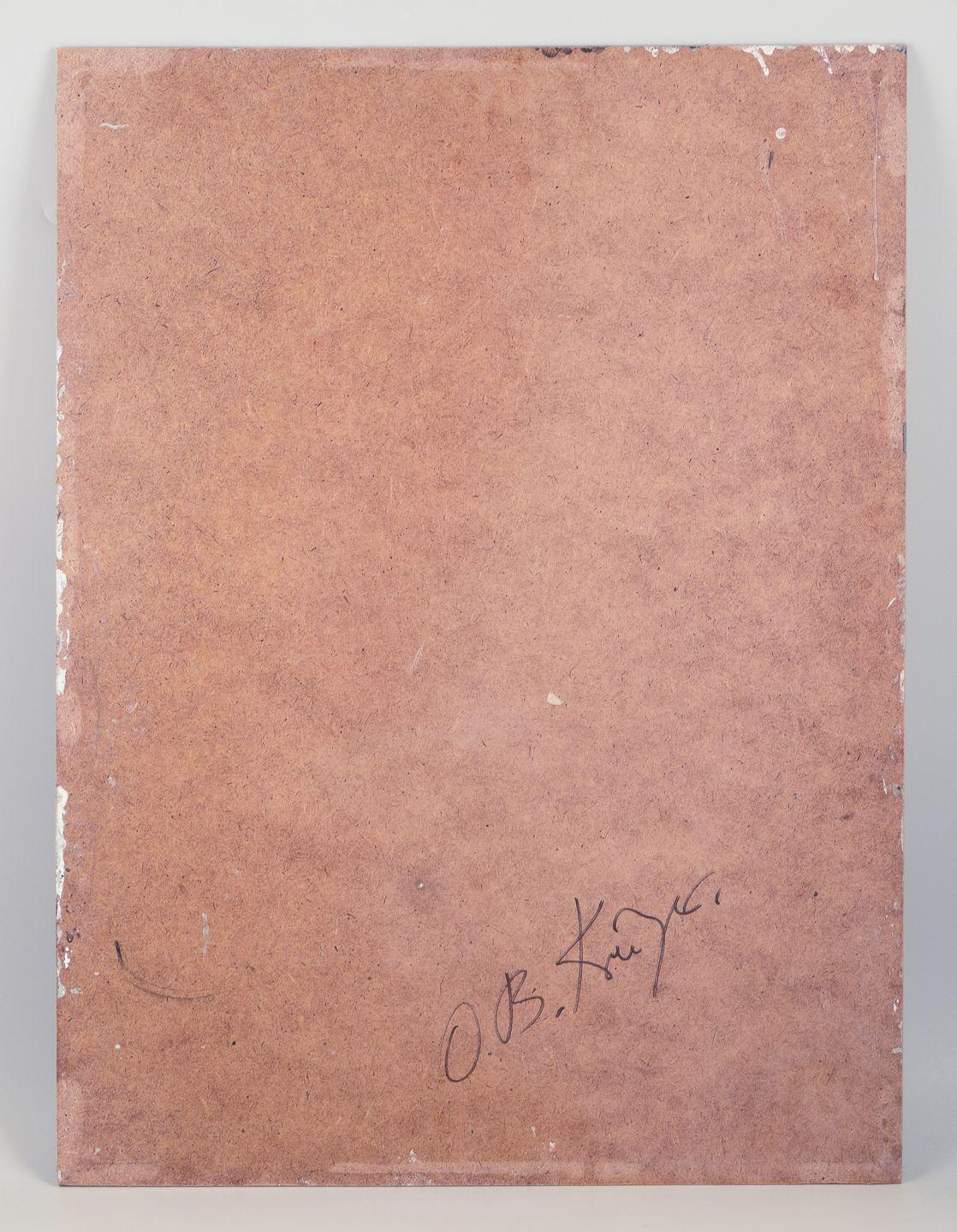 Ole Bjørn Krüger, un artista danese quotato in borsa. Olio su tavola. Composizione astratta. in vendita 1