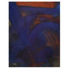 Ole Bjørn Krüger, Danish Artist, Oil on Japanese Paper, Composition