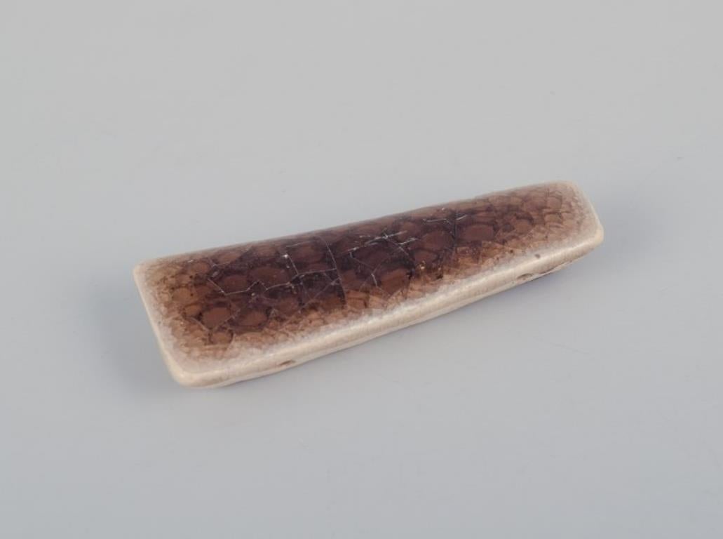 Ole Bjørn Krüger. Diez broches únicos de gres esmaltado. en venta 1