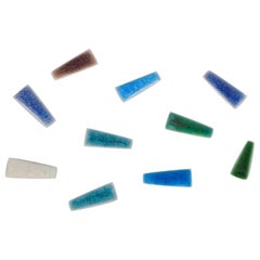 Ole Bjørn Krüger. Ten unique brooches in glazed stoneware.