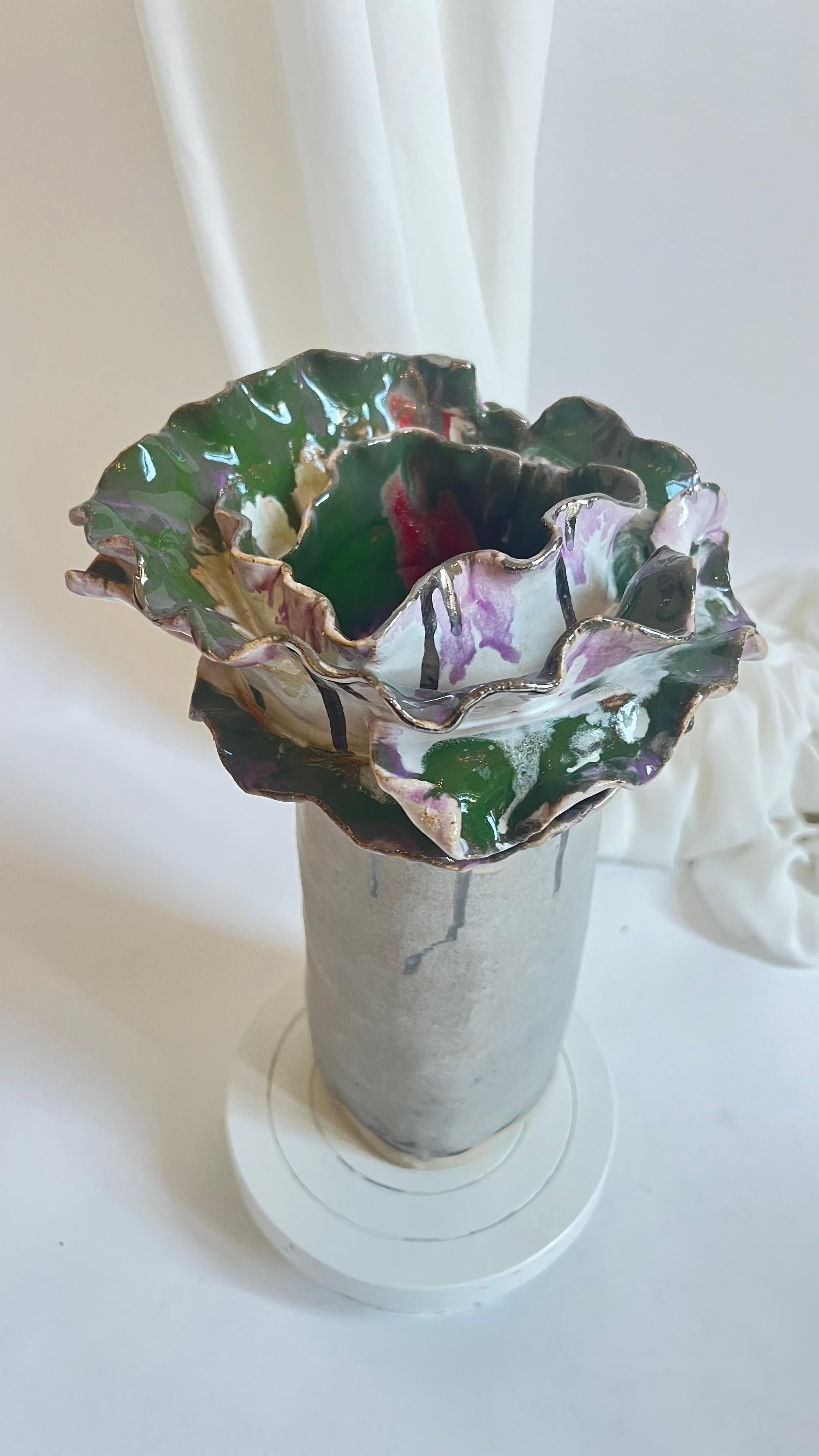 Vaso unico in gres della Collectional Greene & Greene di Hania Jneid in vendita 6