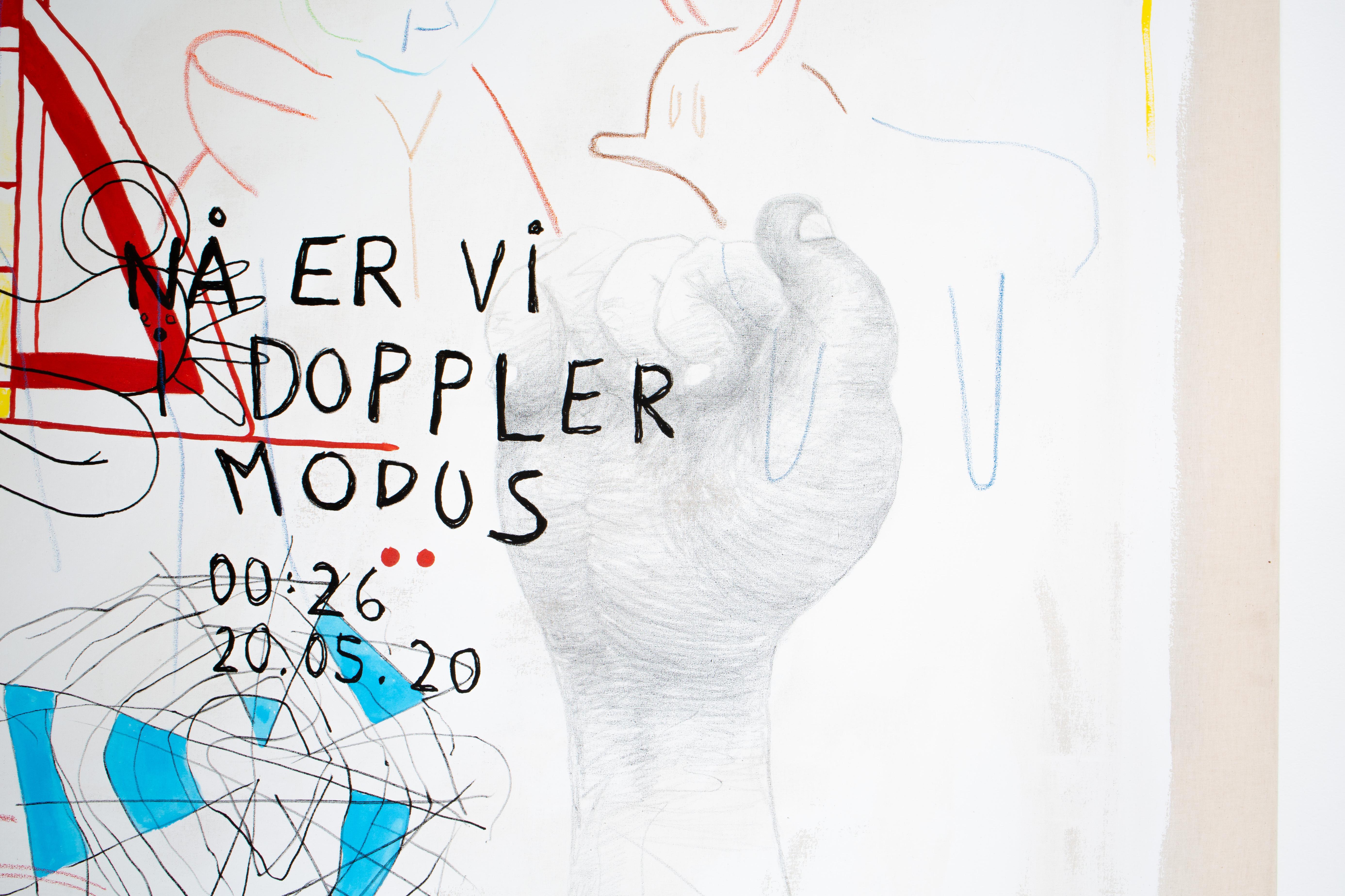 Doppler Modus Acryl auf Leinwand von O. F. Hvidsten