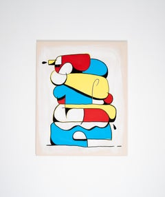 "Richtig einpacken" Acryl auf Leinwand von Ole Fredrik Hvidsten