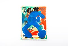 «Taking a chance on the dancefloor» Acrylic on Canvas by O. F. Hvidsten