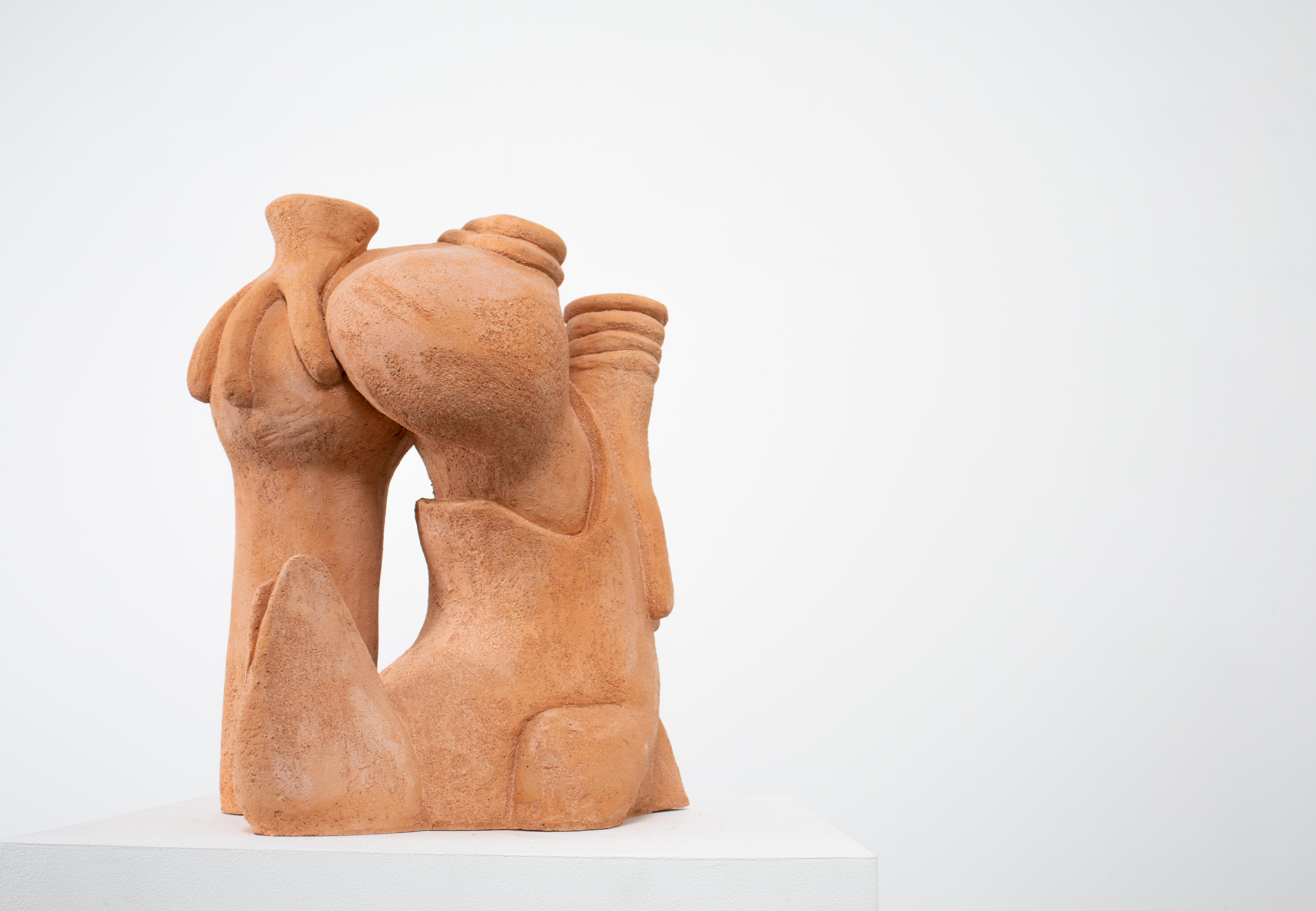 «It was you that put your foot into my habitat» Ceramic Sculpture by Hvidsten For Sale 13