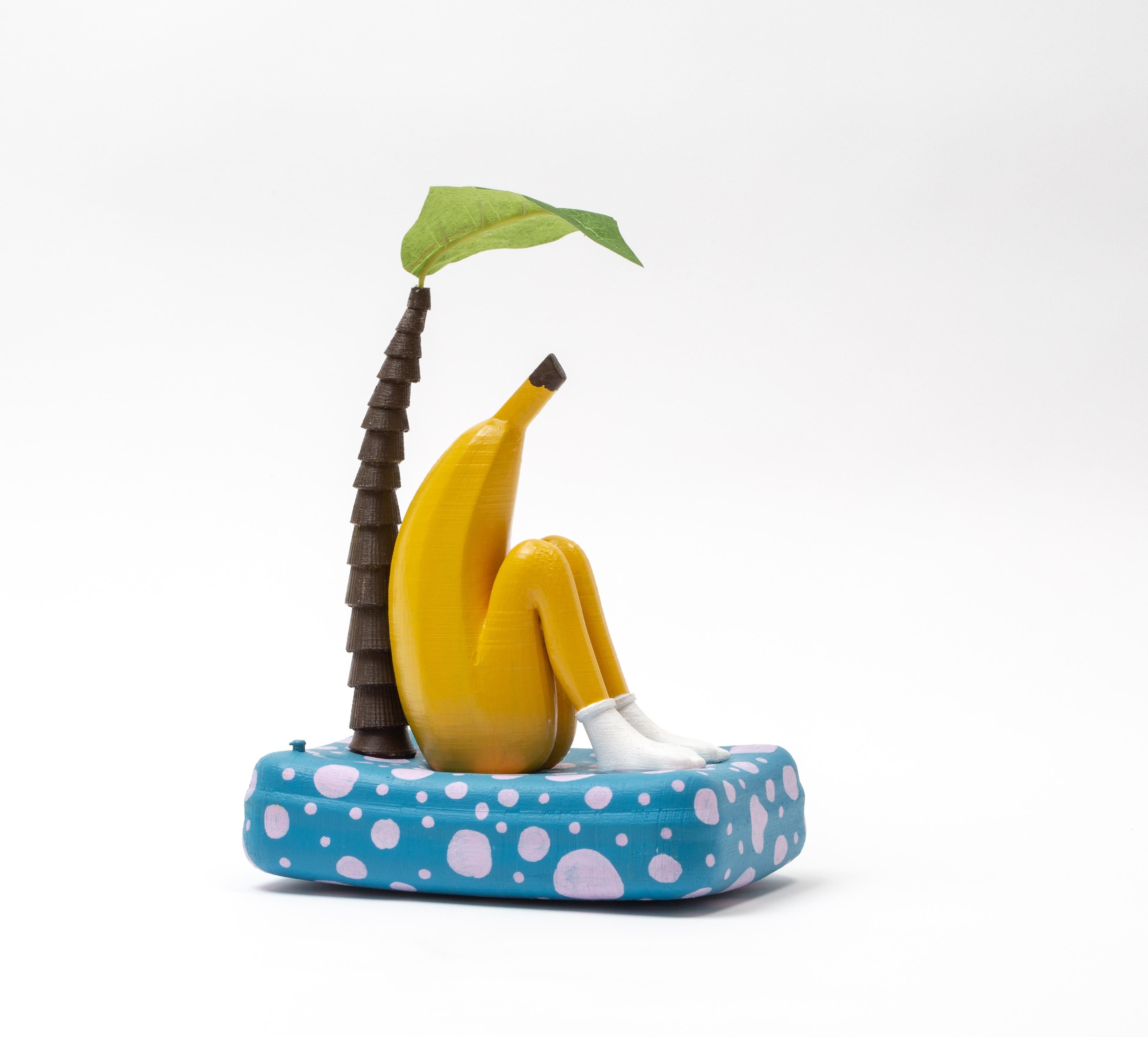 «Lost my anchor» Post-Modern Figurative Sculpture by O. F. Hvidsten 2020 - Gray Still-Life Sculpture by Ole Fredrik Hvidsten