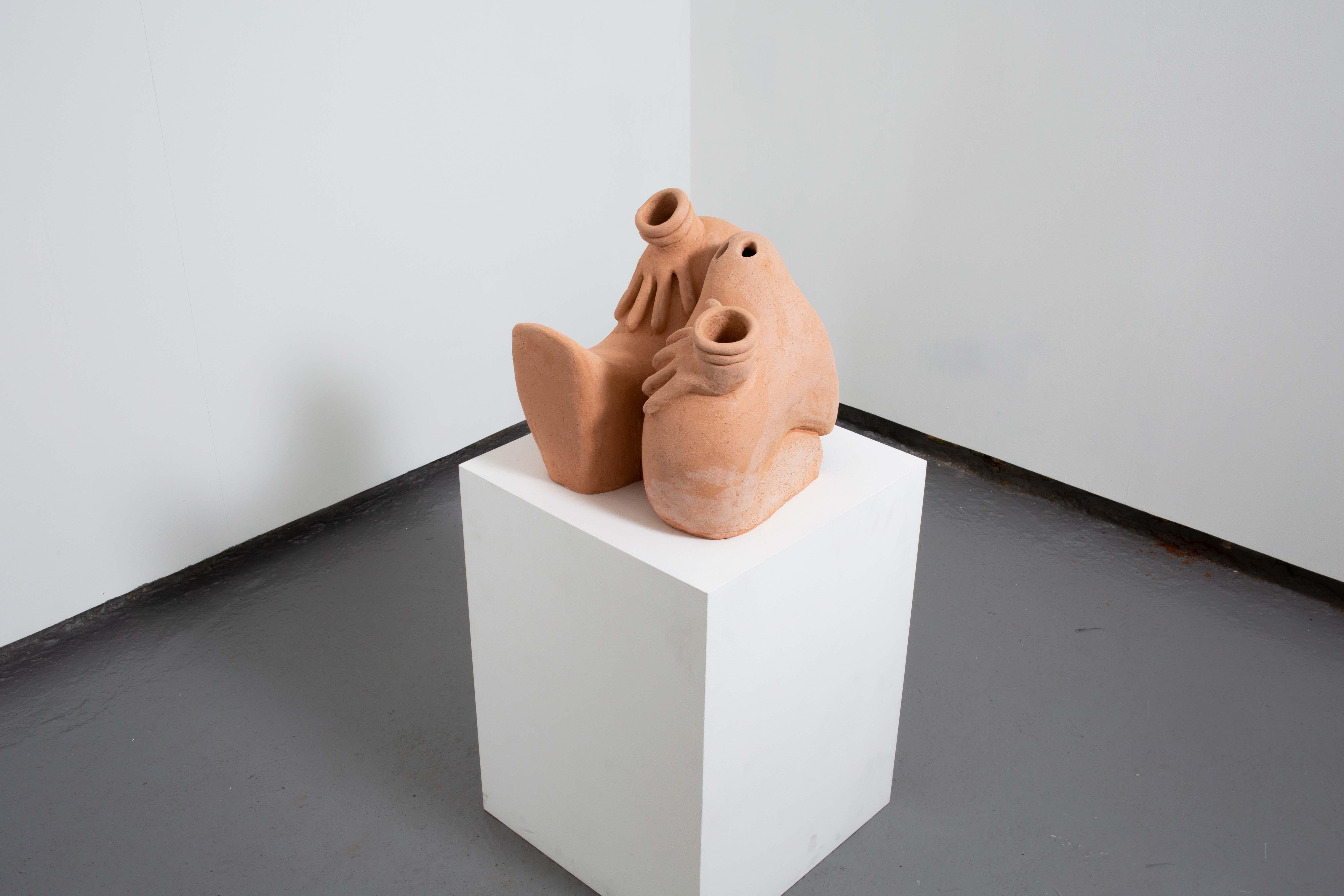 «Waited for someone» Ceramic Sculpture by O. F. Hvidsten For Sale 1