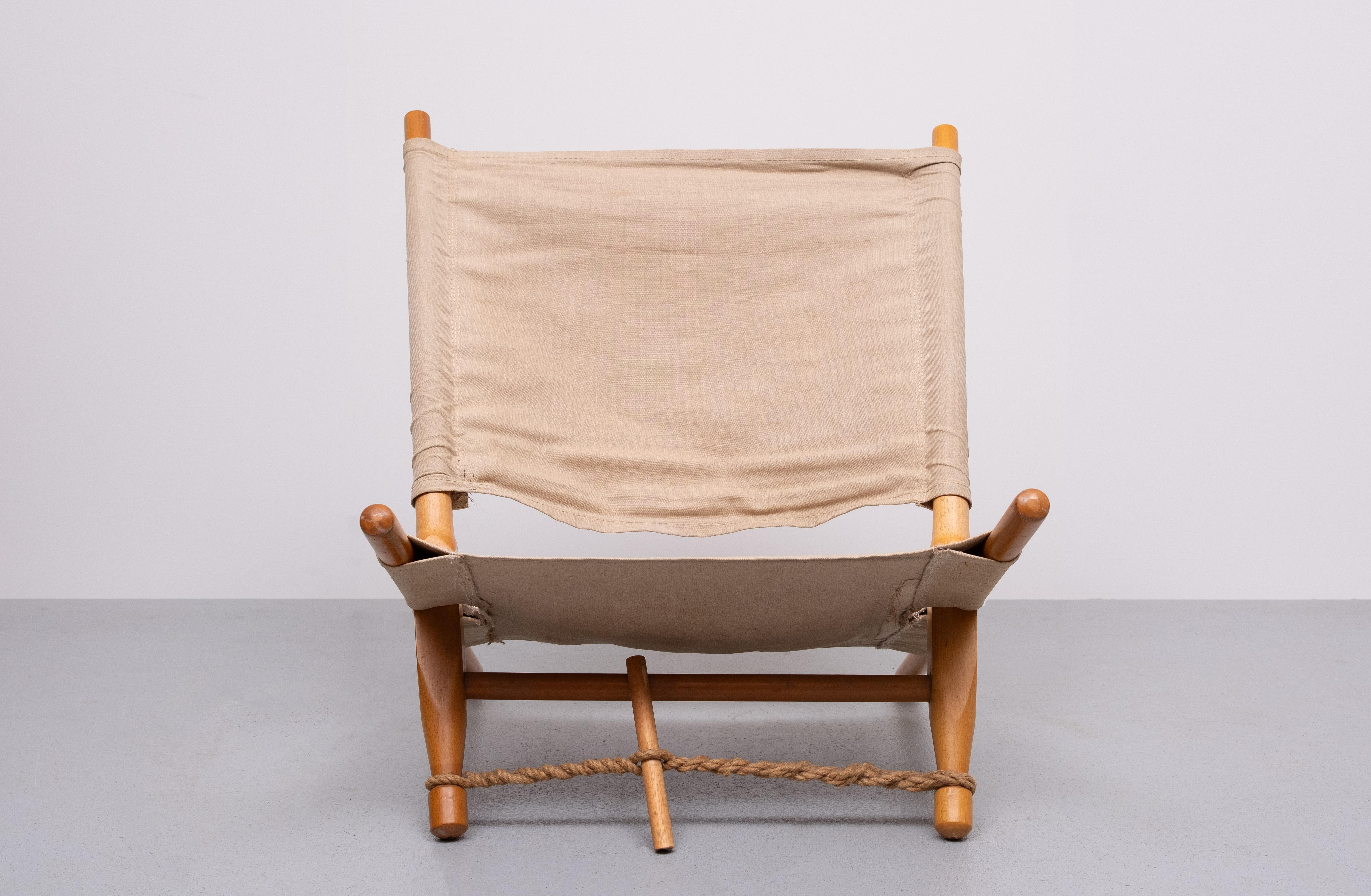 Danish Ole Gjerlov Knudsen for Cado  Saw chair 1960 Denmark For Sale