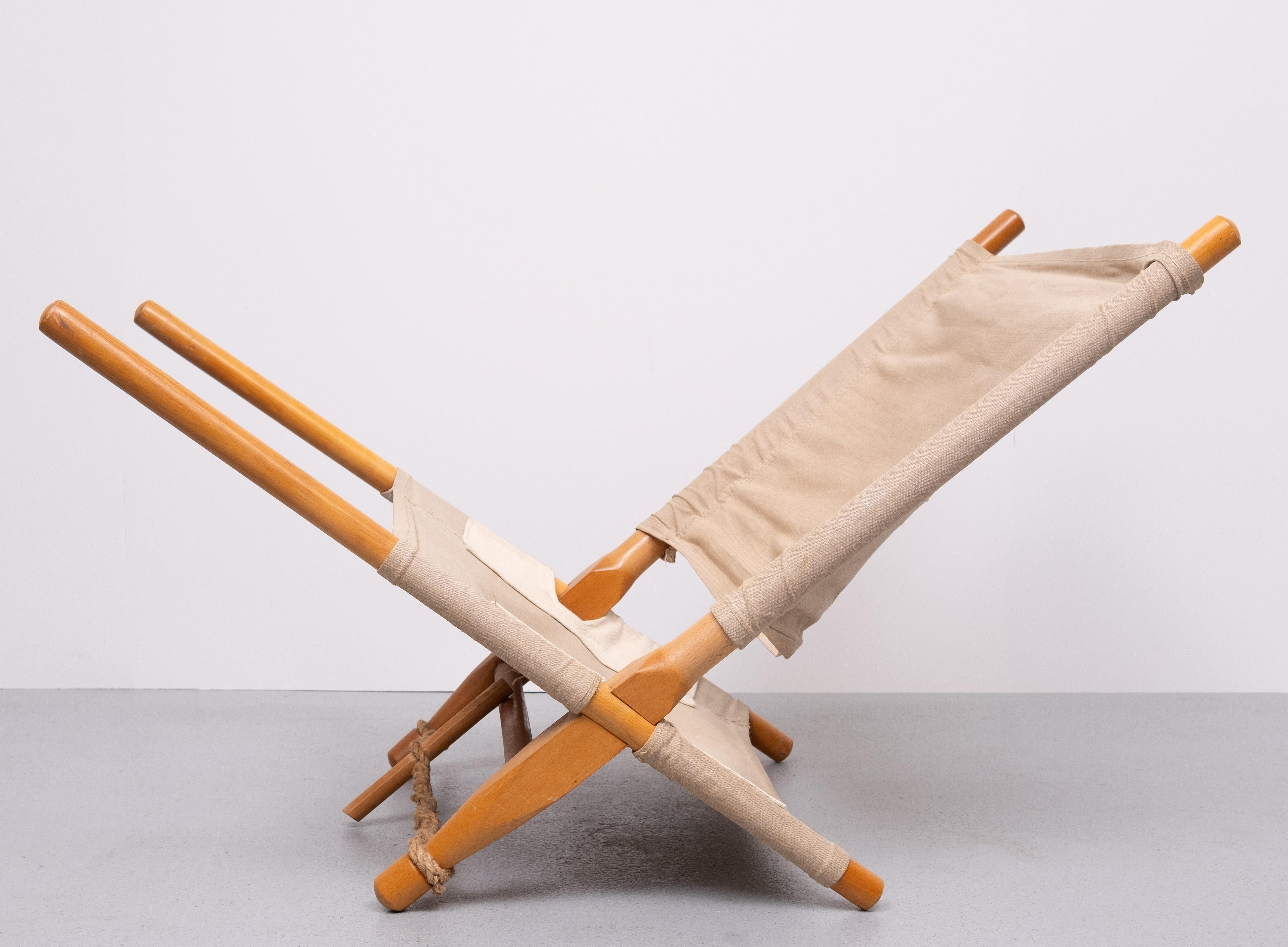 Mid-20th Century Ole Gjerlov Knudsen for Cado  Saw chair 1960 Denmark For Sale