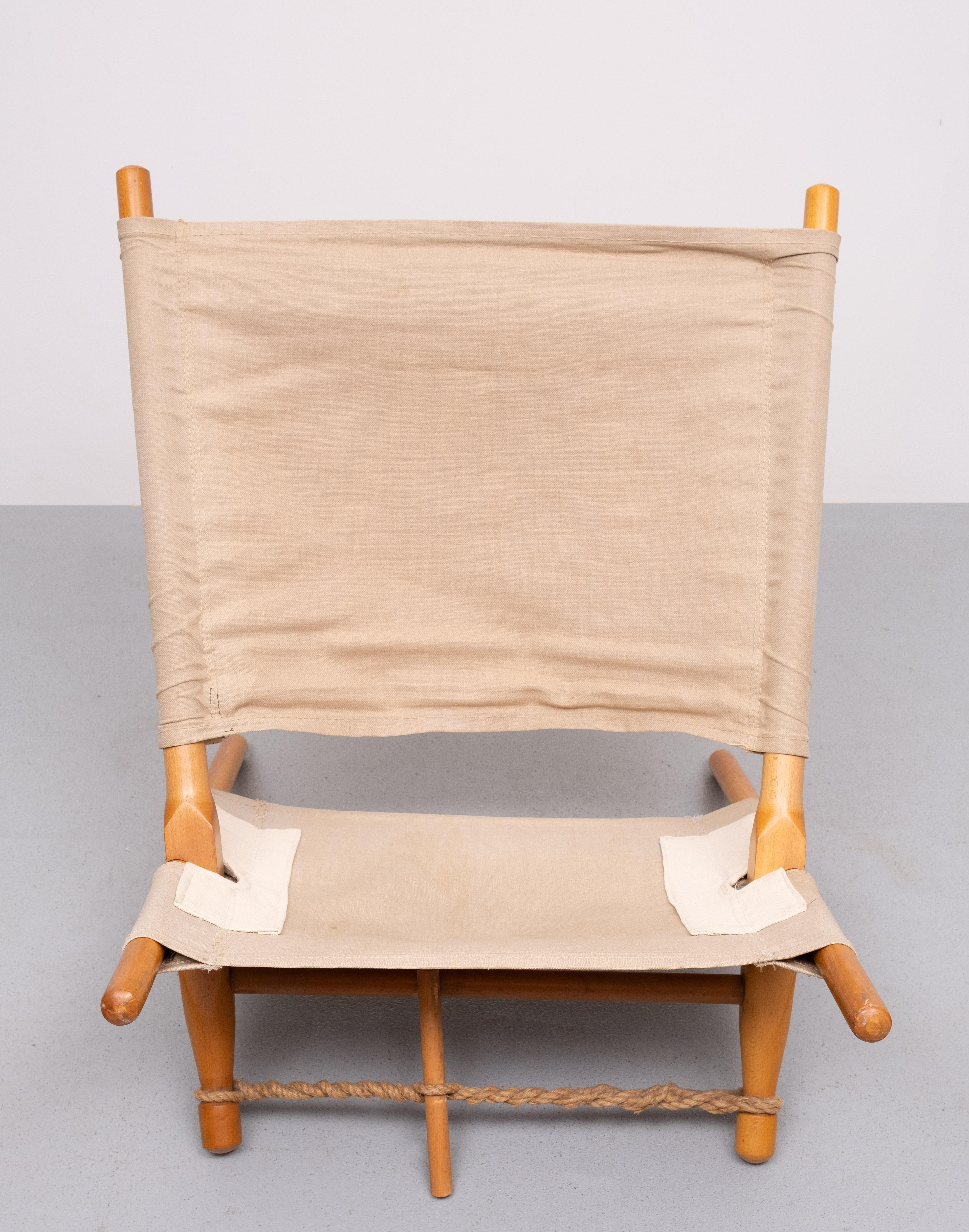 Ole Gjerlov Knudsen for Cado  Saw chair 1960 Denmark For Sale 2