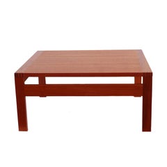 Mesa de centro moderna escandinava danesa de teca Ole Gjerlov-Knudsen France & Sons