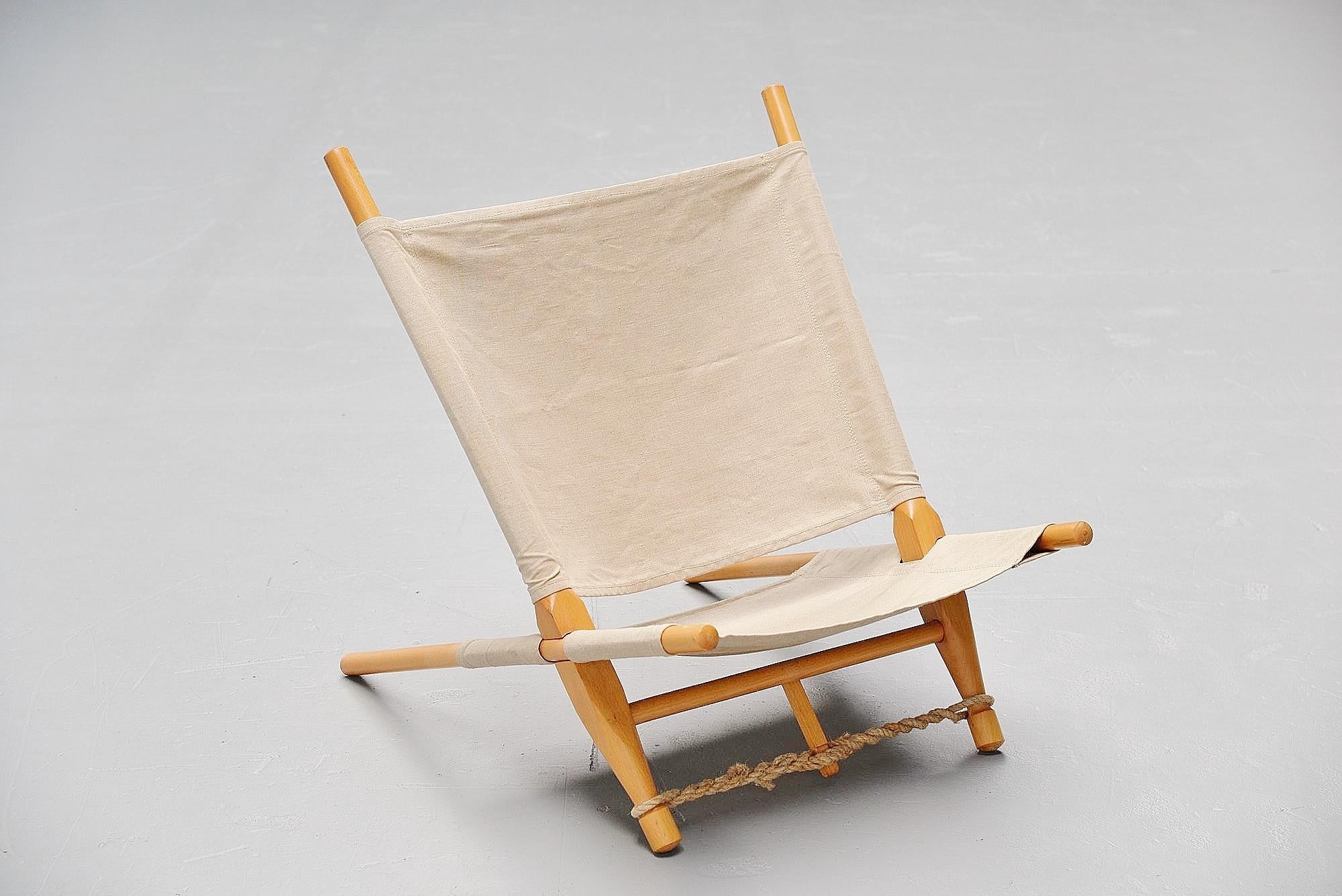 Mid-Century Modern Ole Gjerløv-Knudsen Saw Lounge Chair Cado, Denmark, 1958