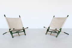 Ole Gjerlov Knudsen Saw Pair of Lounge Chairs Cado, Denmark, 1958