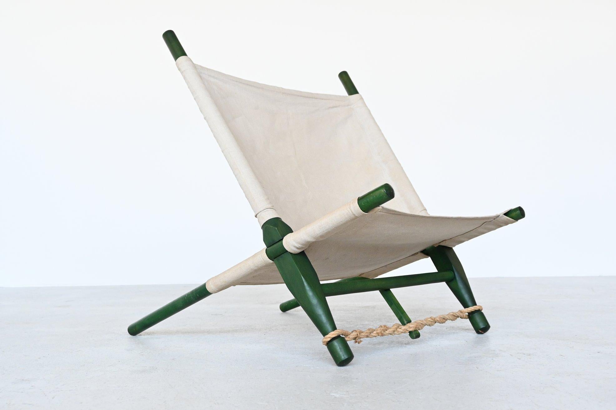 Mid-20th Century Ole Gjerlov Knudsen Saw Pair of Lounge Chairs Cado, Denmark, 1958